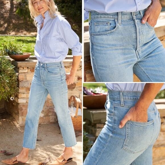 Frank & Eileen Monaghan $328 Mom Jeans Italian Denim NWOT 27 - Picture 1 of 15